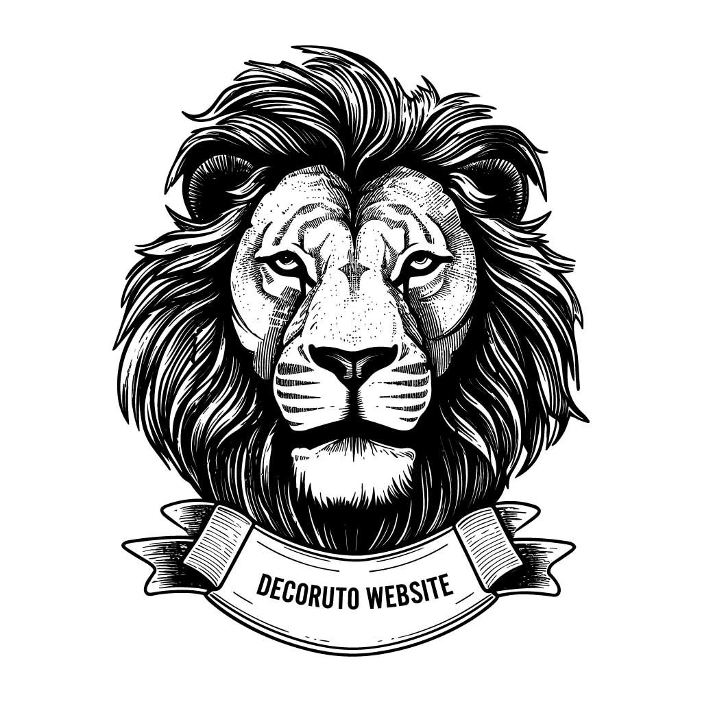 ライオンの顔をモチーフとしたロゴ