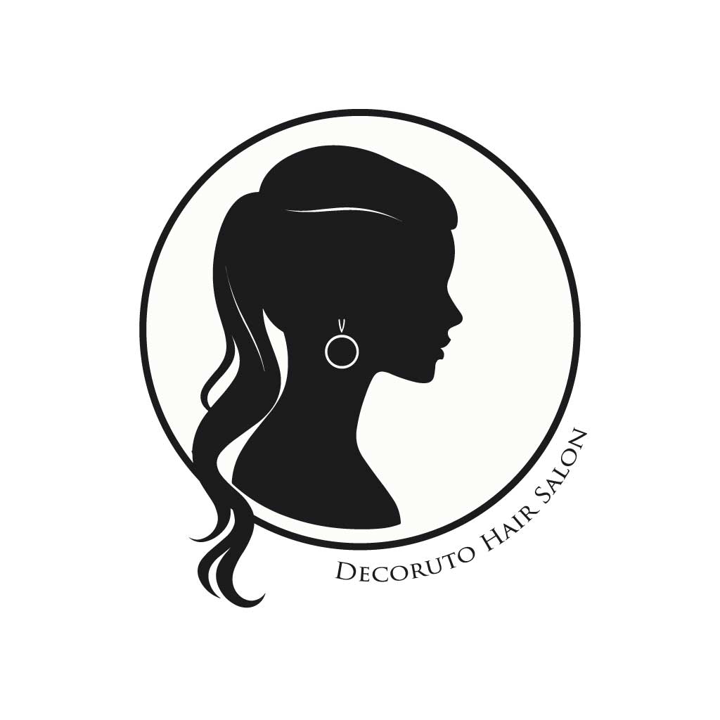 女性の横顔をモチーフとしたロゴ