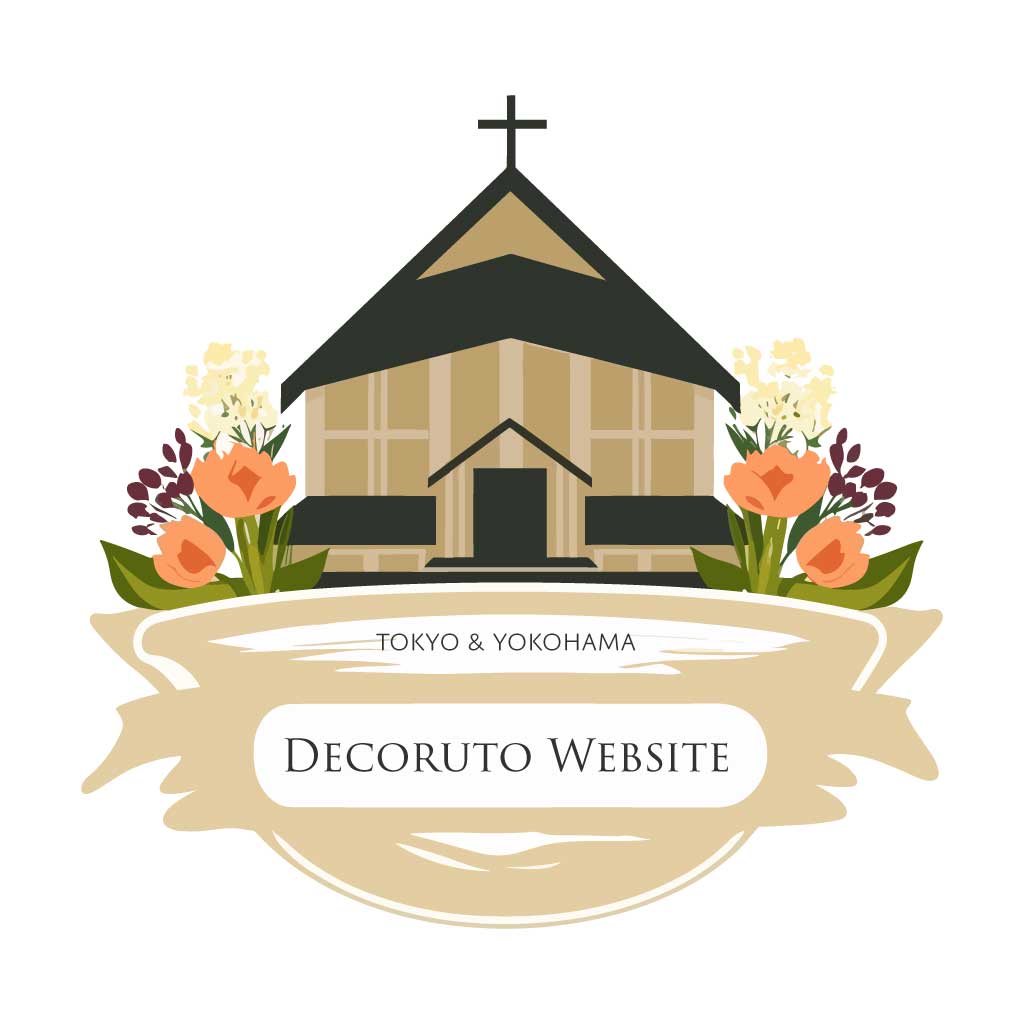 結婚式場(教会)をモチーフとしたロゴ