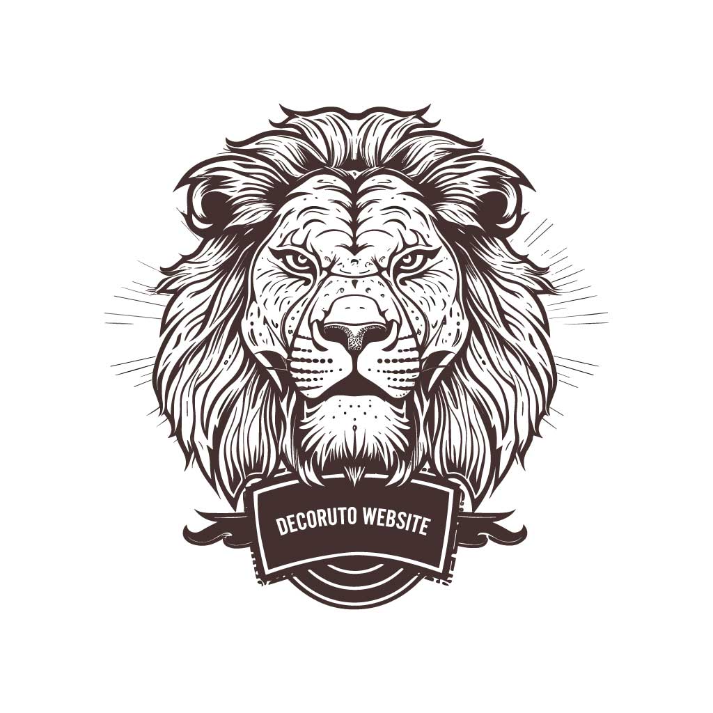 ライオンの顔をモチーフとしたロゴ