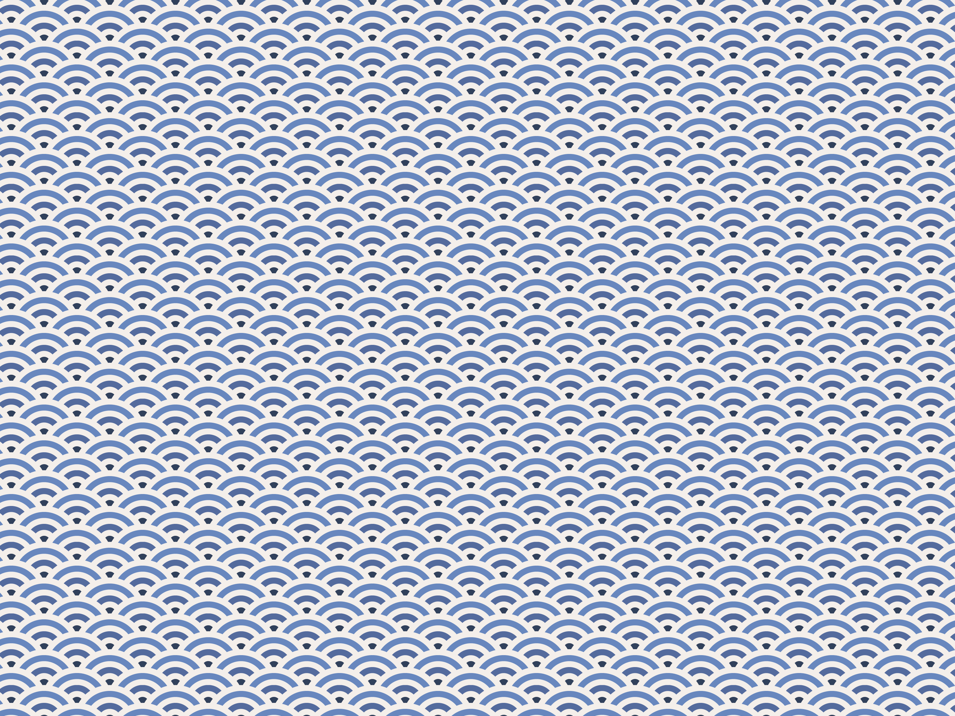 和の紋様（青海波のパターン）